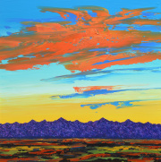 Desert Landscape 40 x 40